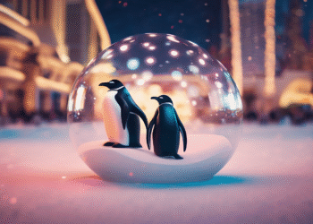 Pudgy Penguins NFT Campaign Lights Up Las Vegas Sphere This Holiday Season